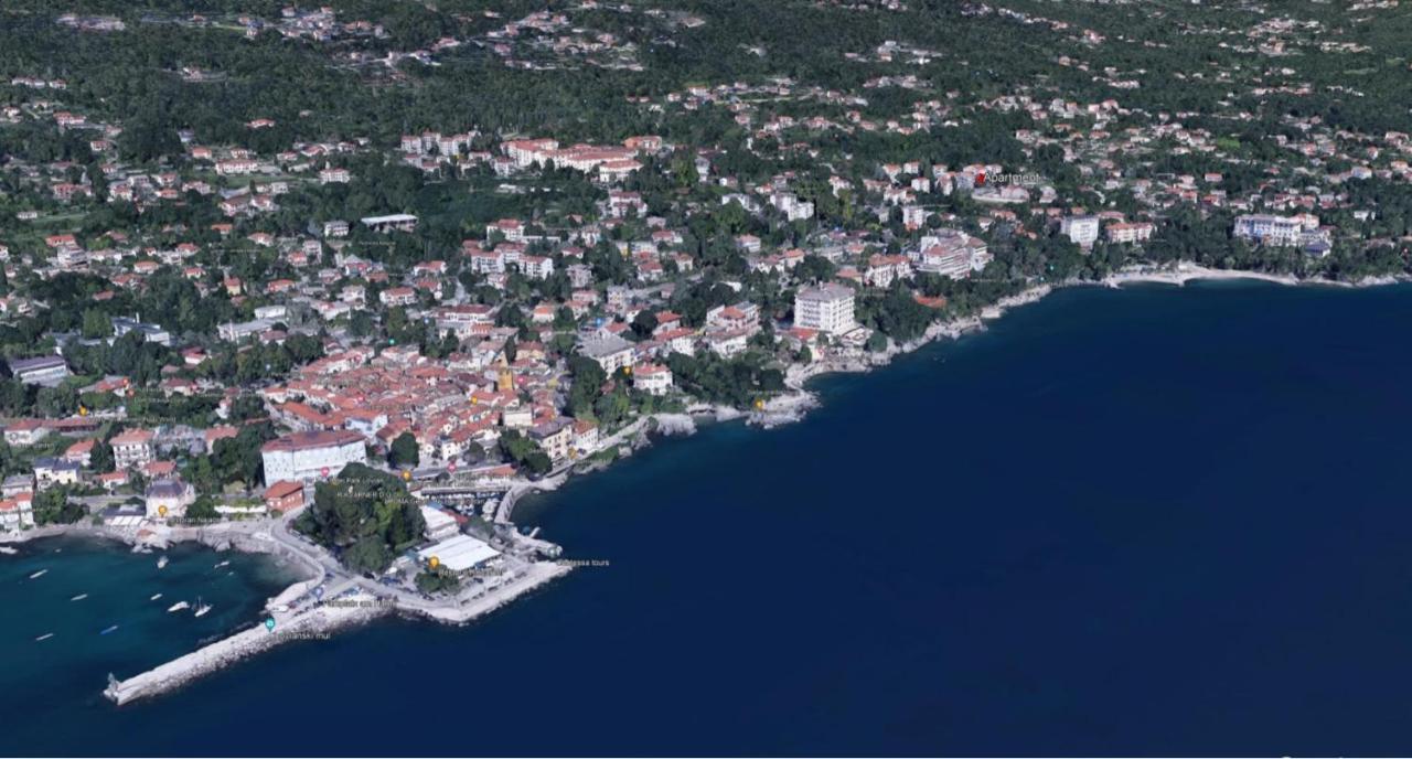 Apartment With Direct Sea View, Free Parking And Close To Beaches And Promenade Lovran Eksteriør billede