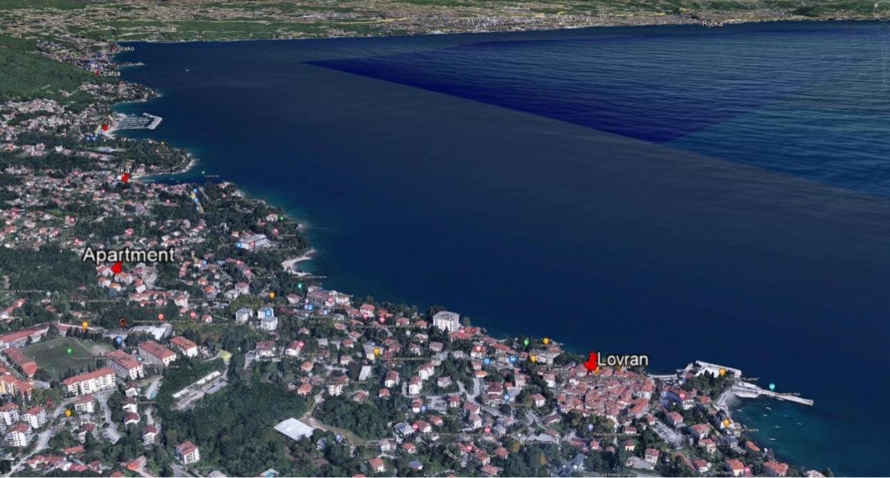 Apartment With Direct Sea View, Free Parking And Close To Beaches And Promenade Lovran Eksteriør billede